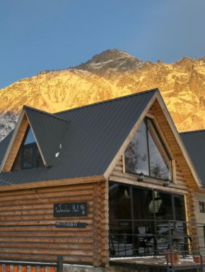 Wooden hut